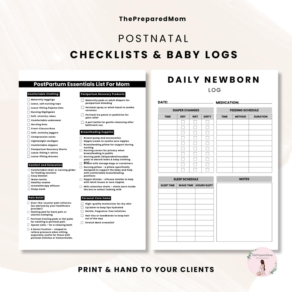 Ultimate Postpartum Recovery Guide, Printable Doula Handouts, Postnatal Prep Guide, Prenatal Preparation, Antenatal Class Teaching Materials